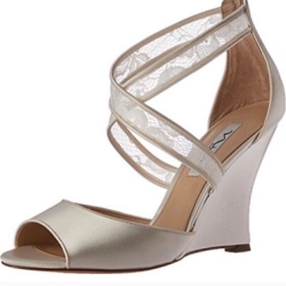 NWOB MSRP $109 Nina Elyana Strappy Wedge Sandal Women's Size 9 - Picture 5 of 12